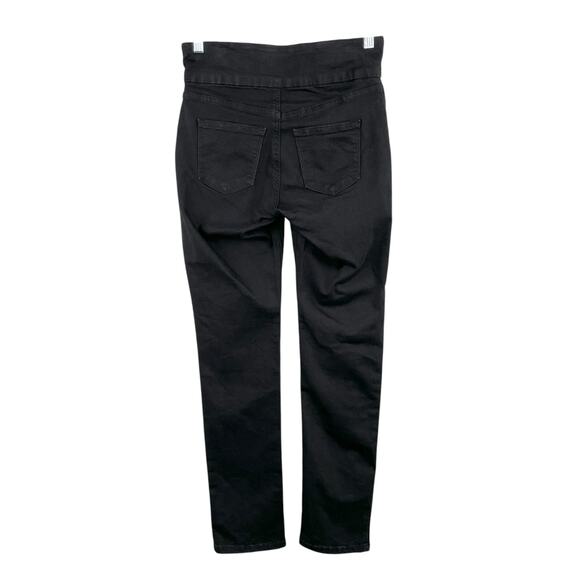 Gloria Vanderbilt Amanda Black Mid-Rise Slim Pull-On Jean Stretch Pants 4/SM NWT - Picture 3 of 14